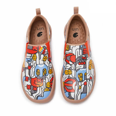 UIN Footwear Men (Pre-sale) Claw Your Smile Men Canvas loafers