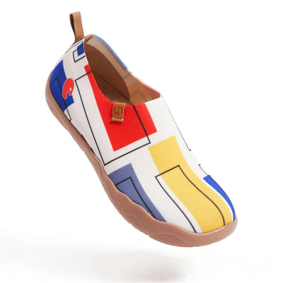 UIN Footwear Men (Pre-sale) Color Cubes Men Canvas loafers