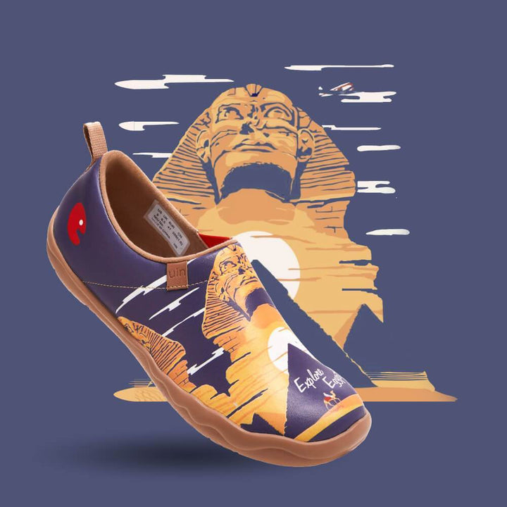 UIN Men (Pre-sale) Great Sphinx of Giza Canvas loafers