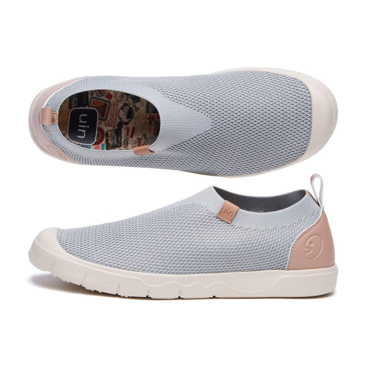 UIN Men Rhino Grey Cadiz II Men Canvas loafers