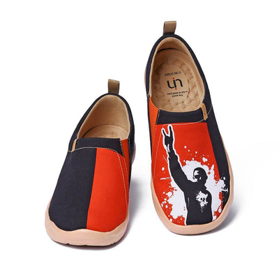 UIN Footwear Men Rust in Peace Canvas loafers