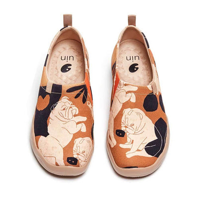 UIN Footwear Men Shar Pei Canvas loafers