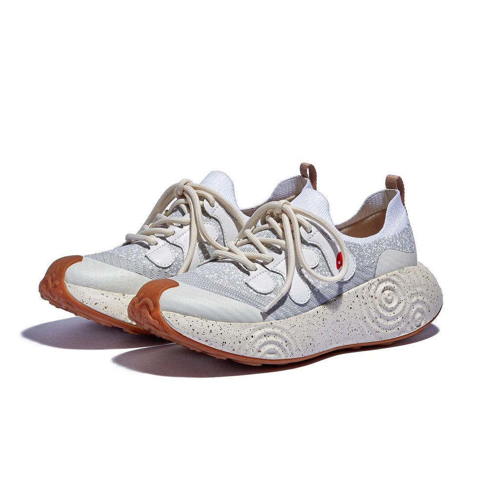 UIN Men Starry White Brava I Men Canvas loafers