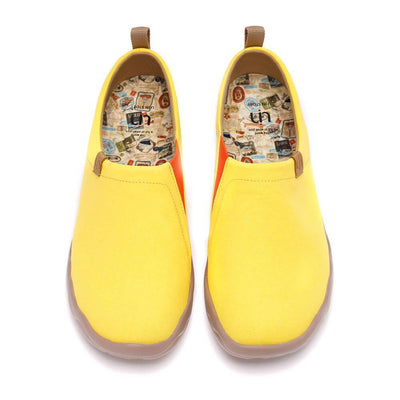 UIN Footwear Men Toledo Yellow Canvas loafers