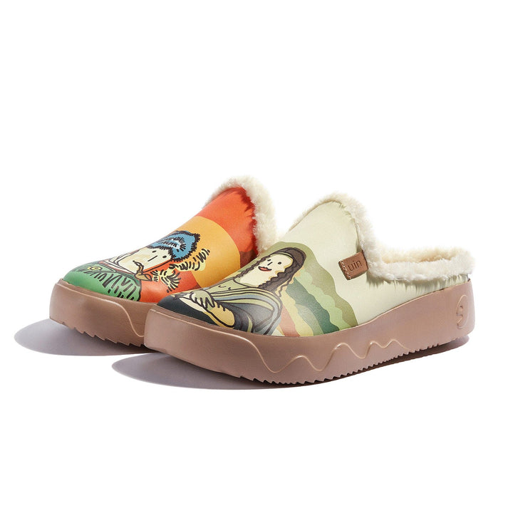 UIN Men Van Gogh and Mona Lisa 2 Fuerteventura VII Men Canvas loafers