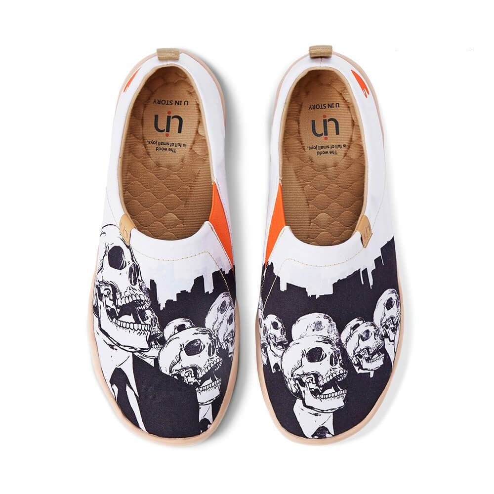 UIN Footwear Men Vital Spines Canvas loafers