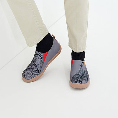 UIN Footwear Men Wolf In the Woods Toledo I Men Canvas loafers