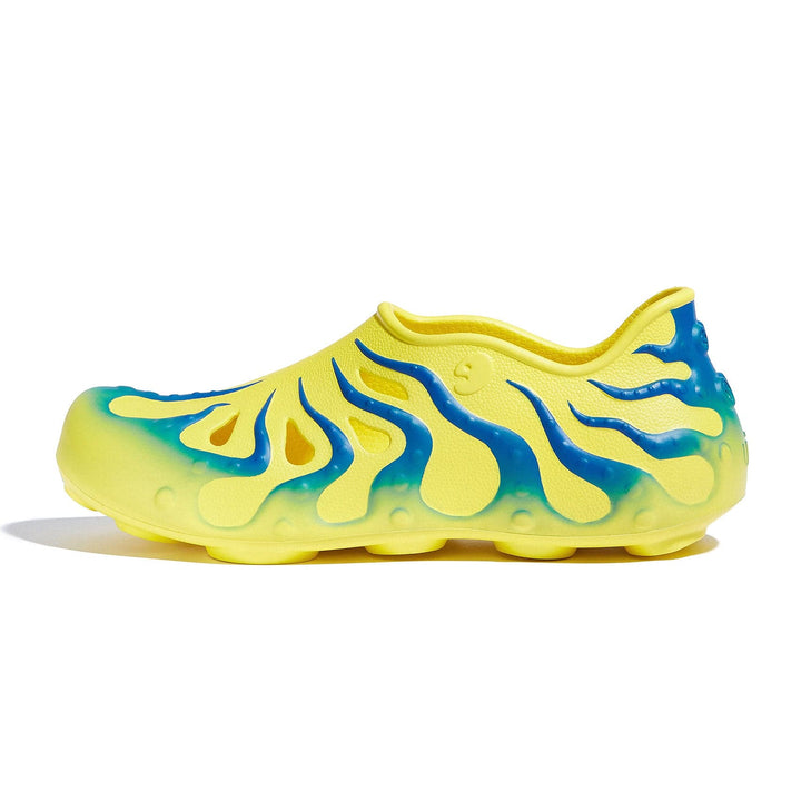 UIN Men Yellow & Black Octopus II Men Canvas loafers