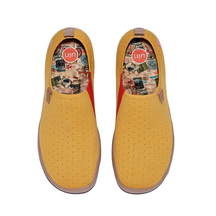 UIN Women Amber Yellow Toledo I Women Canvas loafers