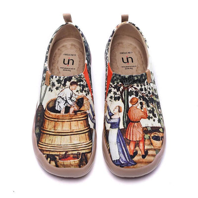 UIN Footwear Women Art Du Vin Canvas loafers