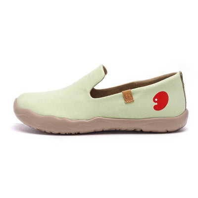 UIN Footwear Women Barcelona Canvas Light Green Canvas loafers