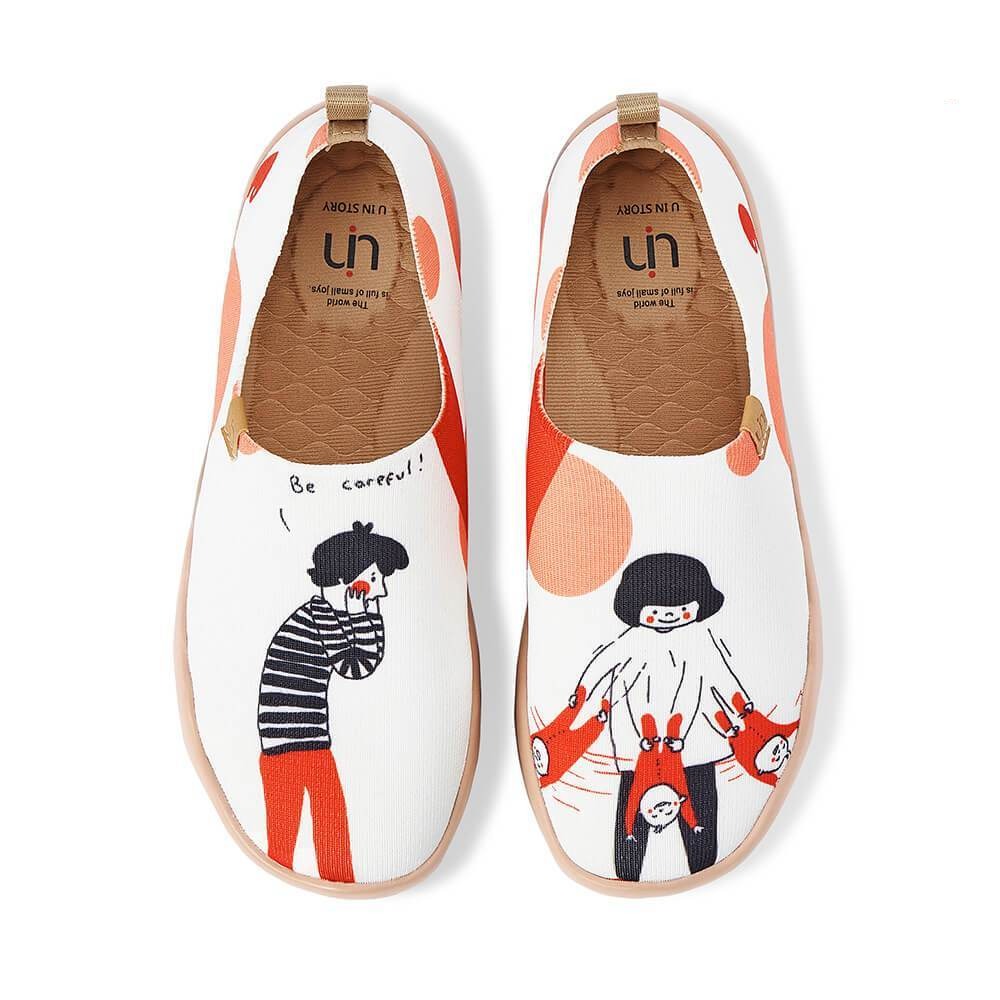 UIN Footwear Women Be Careful Canvas loafers