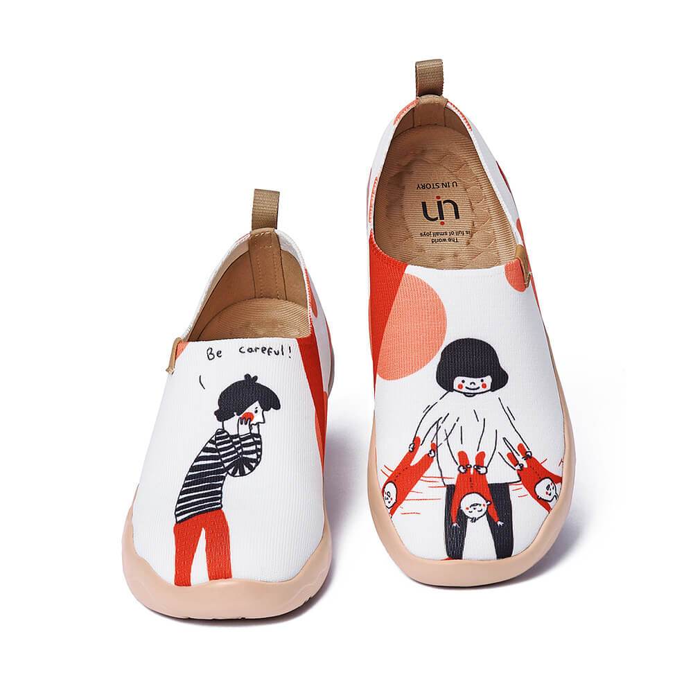 UIN Footwear Women Be Careful Canvas loafers