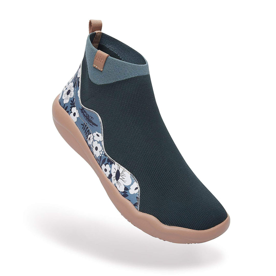 UIN Women Belle de Nuit-Agate Green II Madrid II Women Canvas loafers