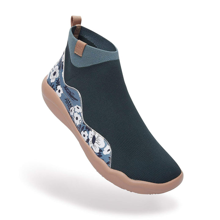 UIN Women Belle de Nuit-Agate Green II Madrid II Women Canvas loafers