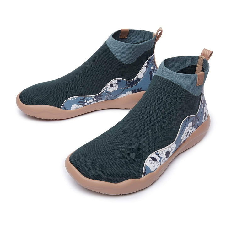 UIN Women Belle de Nuit-Agate Green II Madrid II Women Canvas loafers