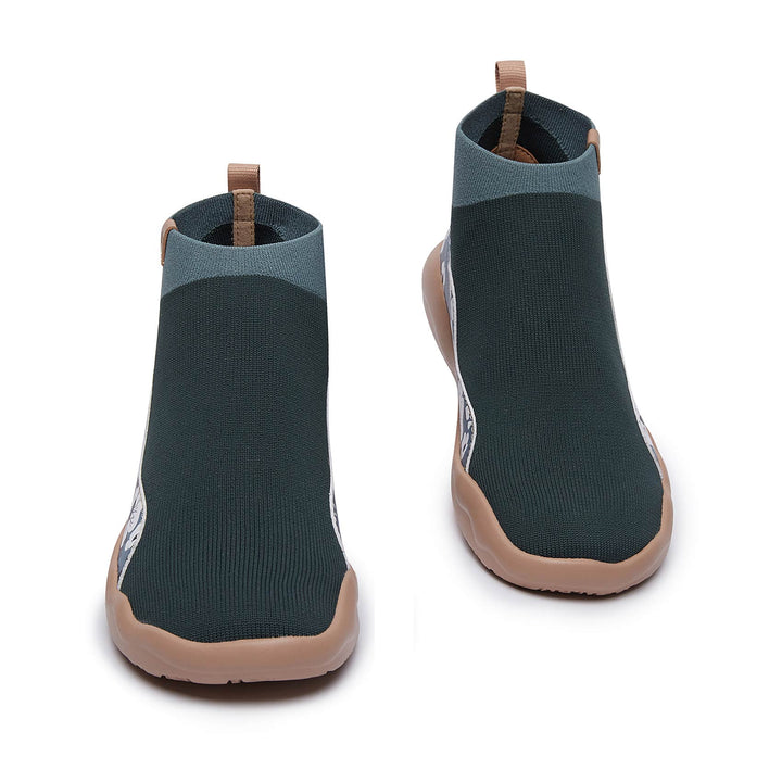 UIN Women Belle de Nuit-Agate Green II Madrid II Women Canvas loafers