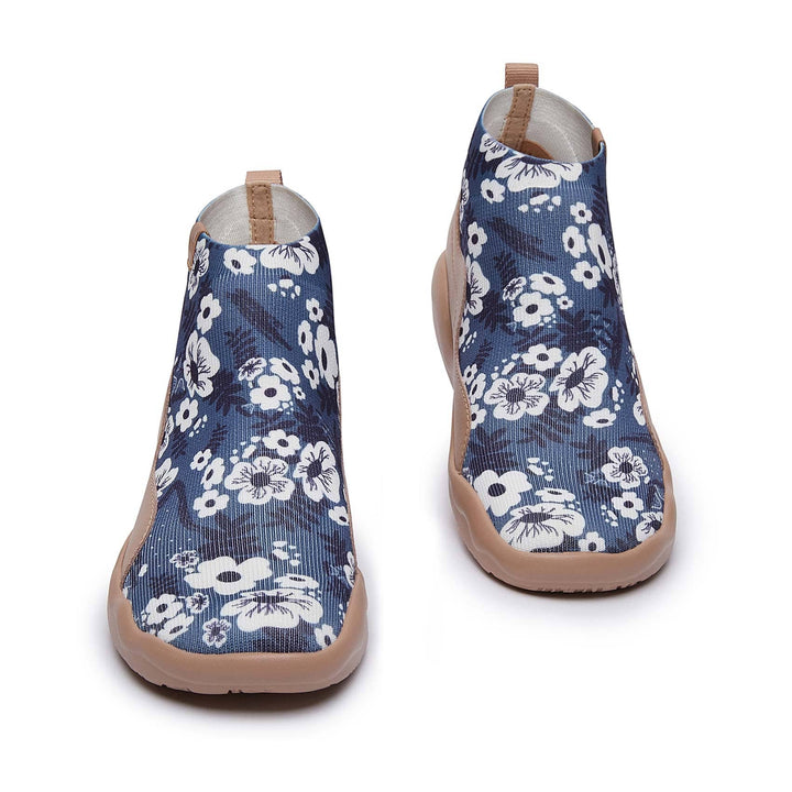 UIN Women Belle de Nuit-Agate Green Madrid II Women Canvas loafers