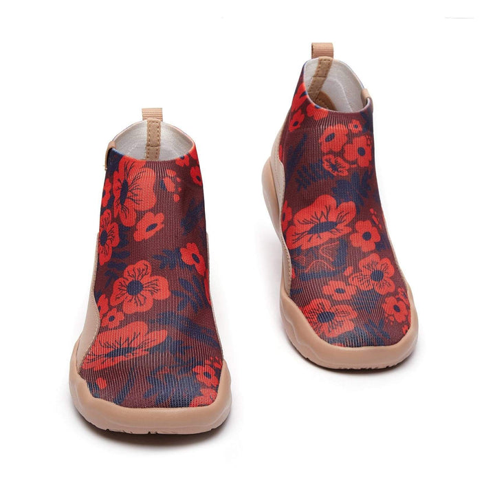 UIN Women Belle de Nuit-Red Madrid II Women Canvas loafers