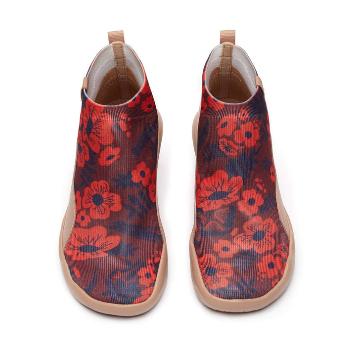 UIN Women Belle de Nuit-Red Madrid II Women Canvas loafers