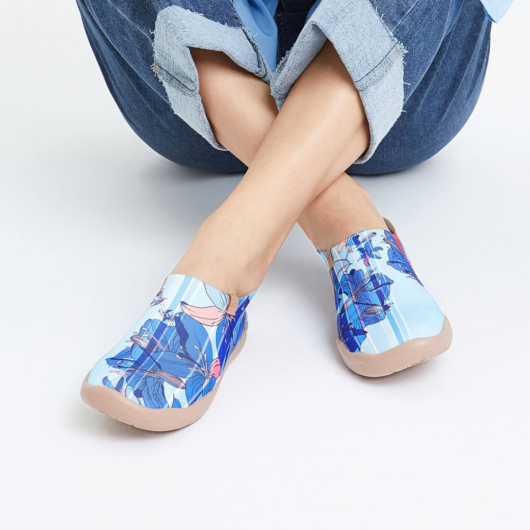 UIN Women Blue Lily Toledo I Women Canvas loafers