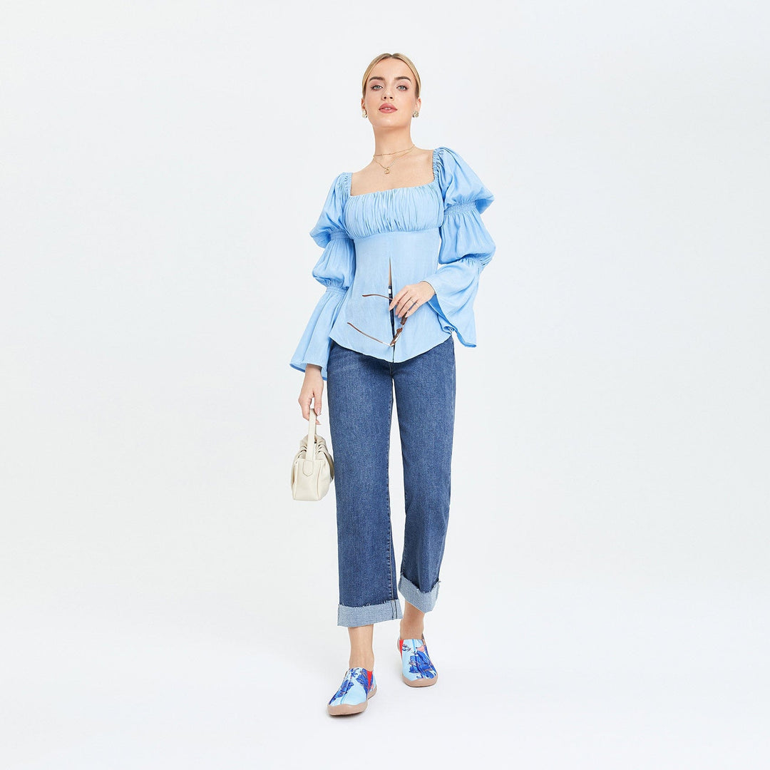 UIN Women Blue Lily Toledo I Women Canvas loafers
