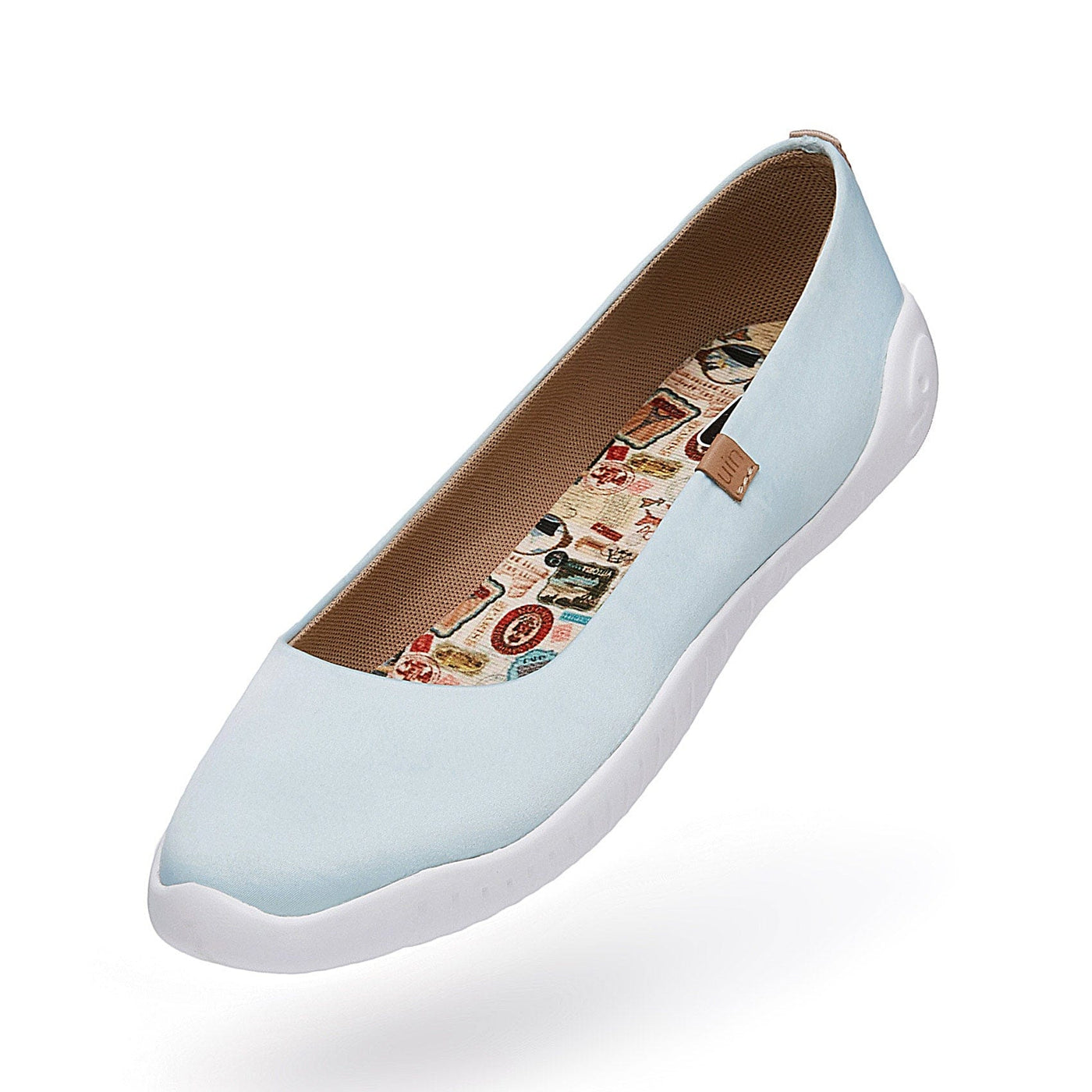 UIN Footwear Women Blue Sky Silk Minorca III Women Canvas loafers