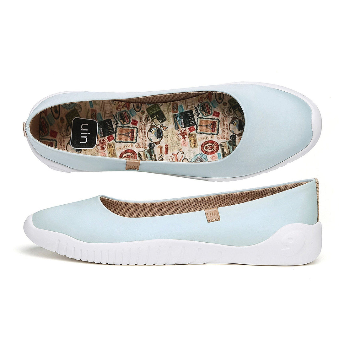 UIN Women Blue Sky Silk Minorca III Women Canvas loafers