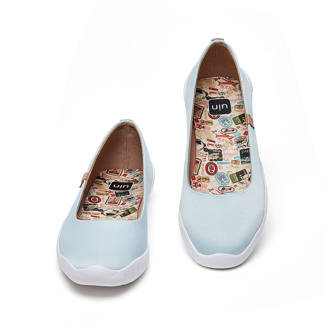 UIN Women Blue Sky Silk Minorca III Women Canvas loafers