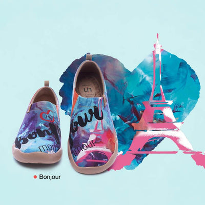 UIN Footwear Women Bonjour Canvas loafers