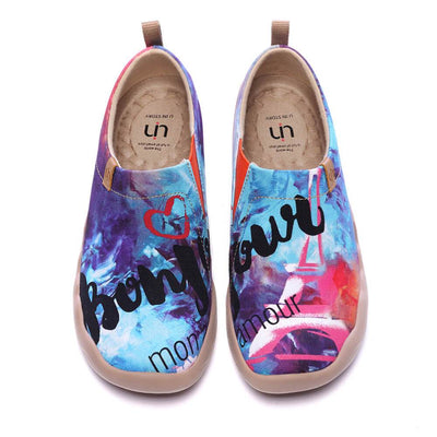 UIN Footwear Women Bonjour Canvas loafers