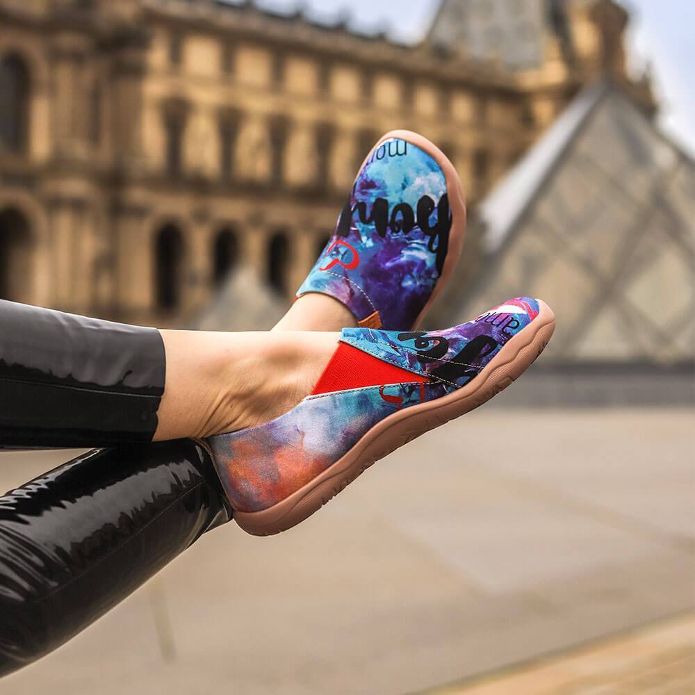 UIN Footwear Women Bonjour Canvas loafers