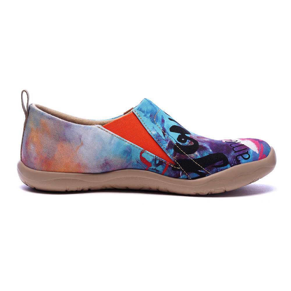 UIN Footwear Women Bonjour Canvas loafers