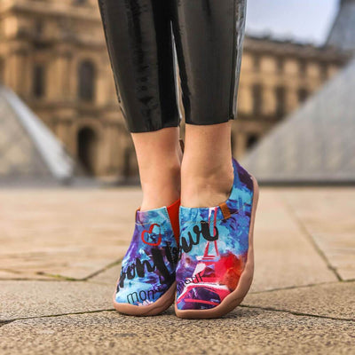 UIN Footwear Women Bonjour Canvas loafers