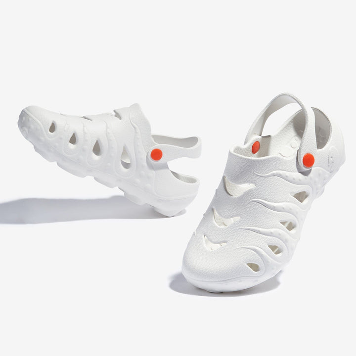UIN Women Bright-Moon White Octopus I Women Canvas loafers
