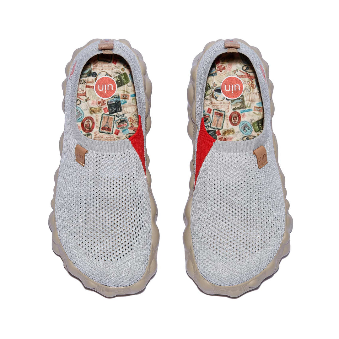 UIN Women Bright White Toledo VI Women Canvas loafers