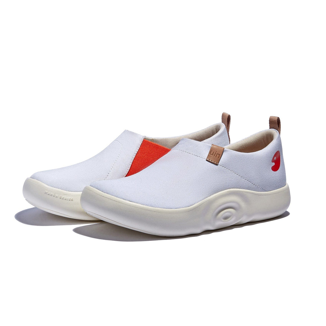 UIN Women Bright White Toledo X Women Canvas loafers