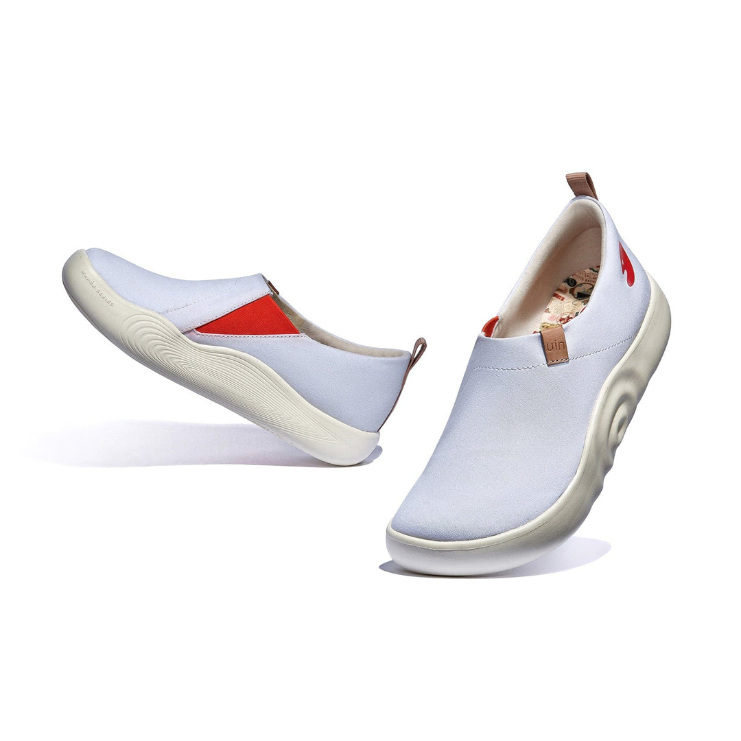 UIN Women Bright White Toledo X Women Canvas loafers