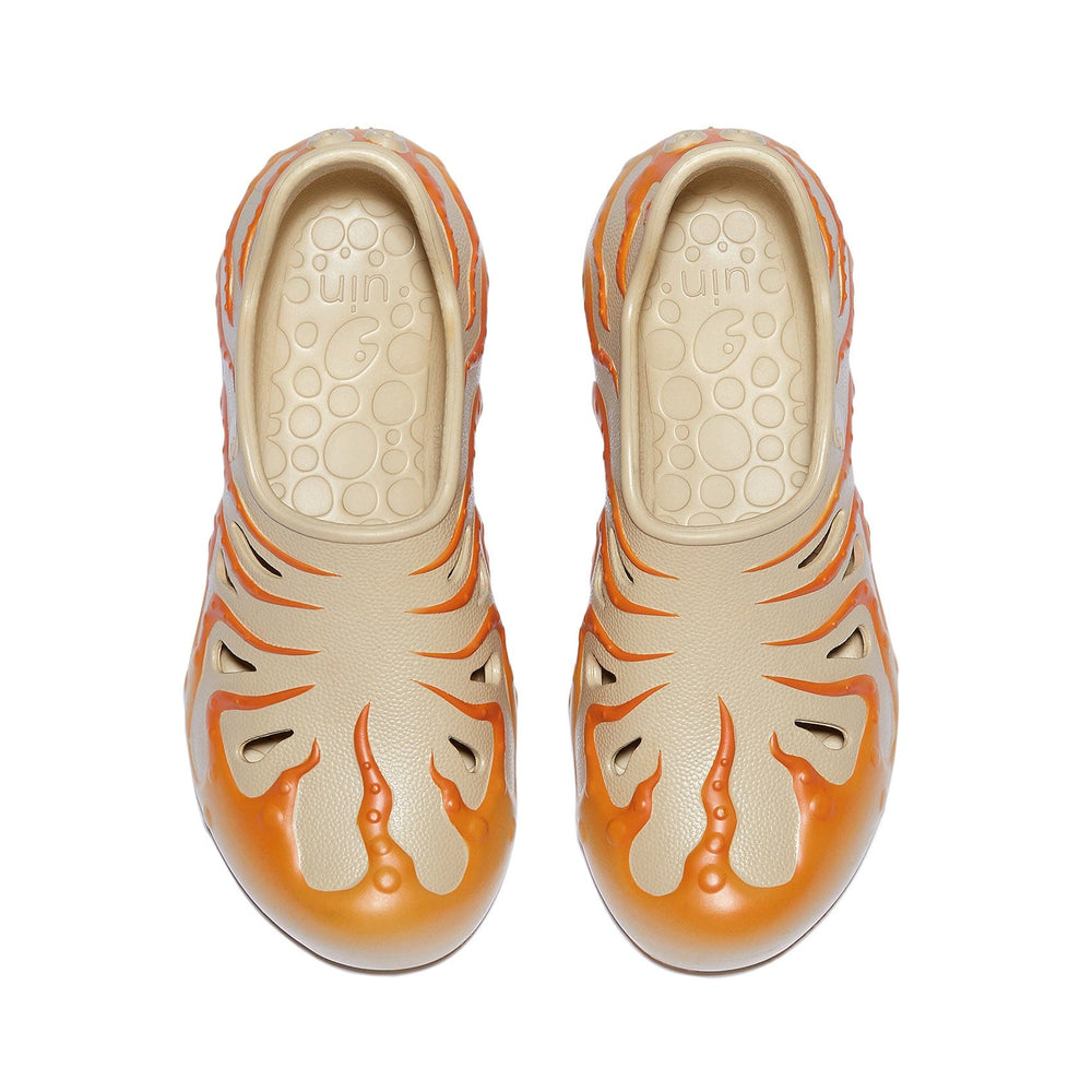 UIN Women Brown & Auburn Octopus II Women Canvas loafers