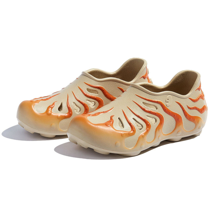 UIN Women Brown & Auburn Octopus II Women Canvas loafers