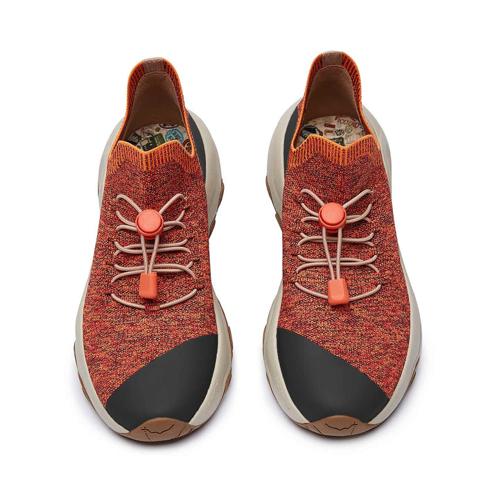 UIN Women Burnt Orange Cazorla I Women Canvas loafers
