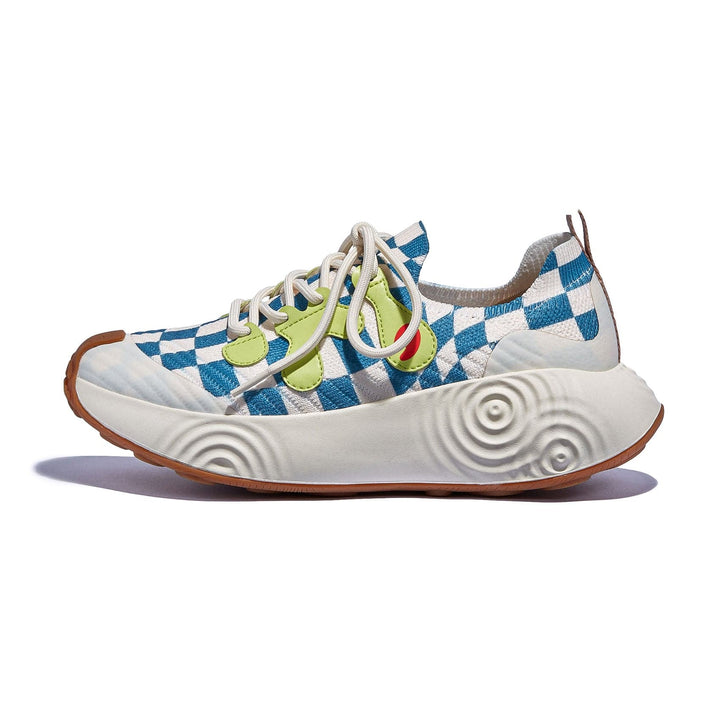 UIN Women Checkerboard Flow Brava I Women Canvas loafers