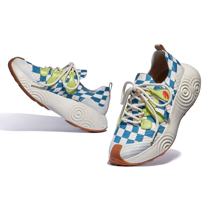 UIN Women Checkerboard Flow Brava I Women Canvas loafers