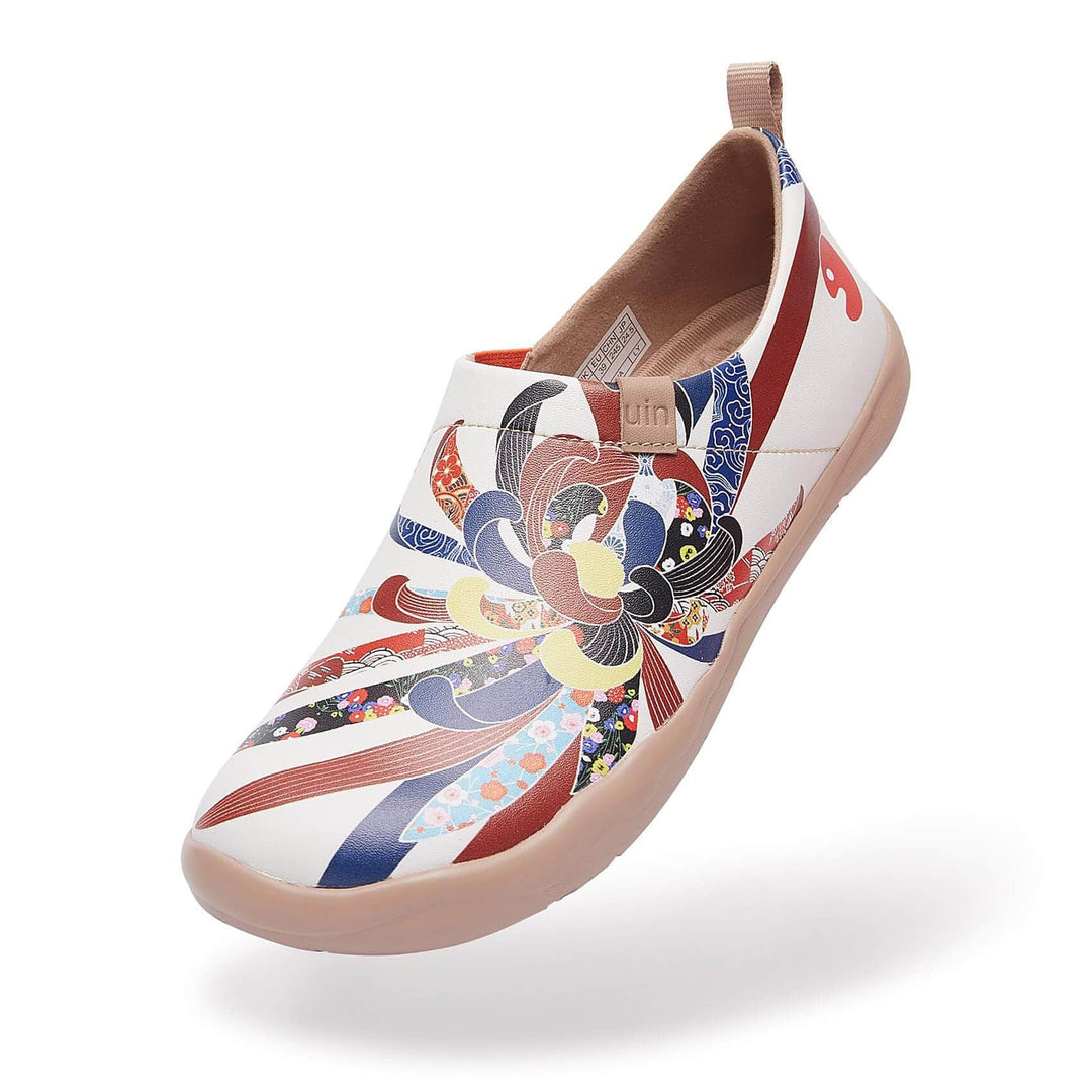 UIN Women Chrysanthemum Canvas loafers