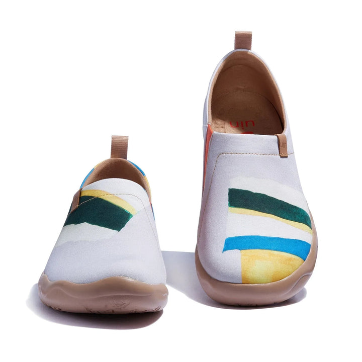 UIN Women Collage Color Toledo I Women Canvas loafers