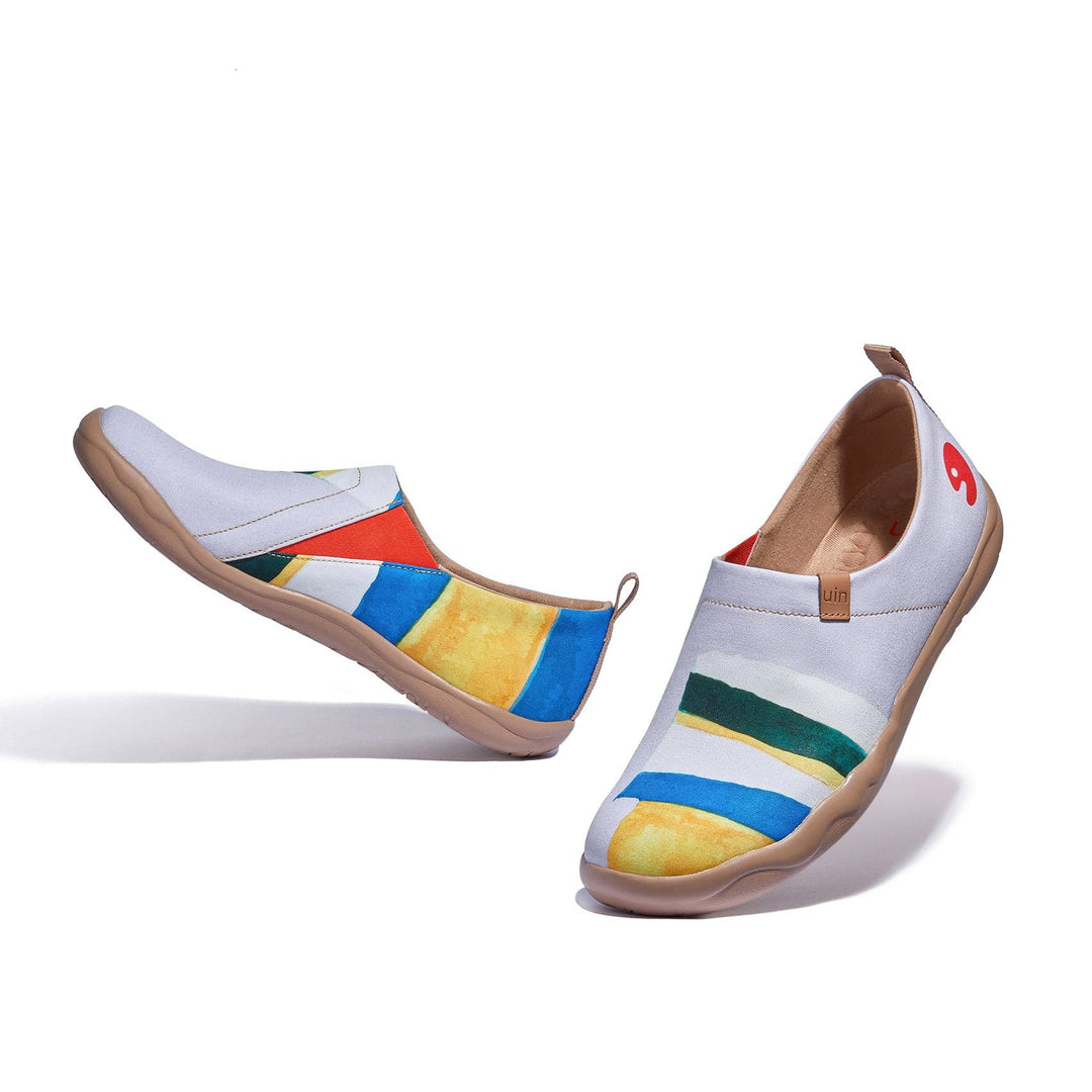 UIN Women Collage Color Toledo I Women Canvas loafers