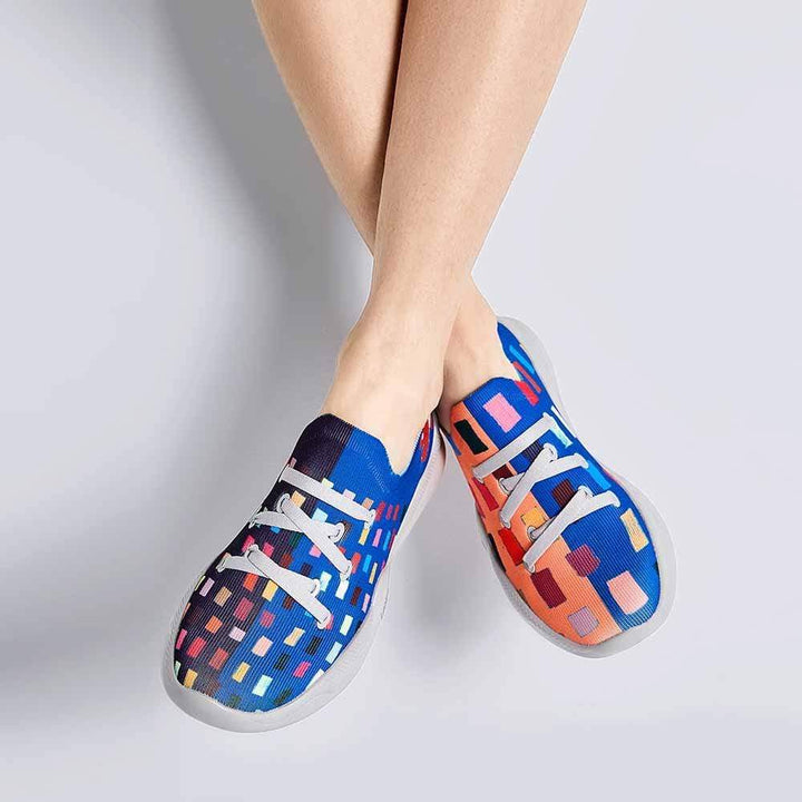 UIN Women Color Block Women Canvas loafers