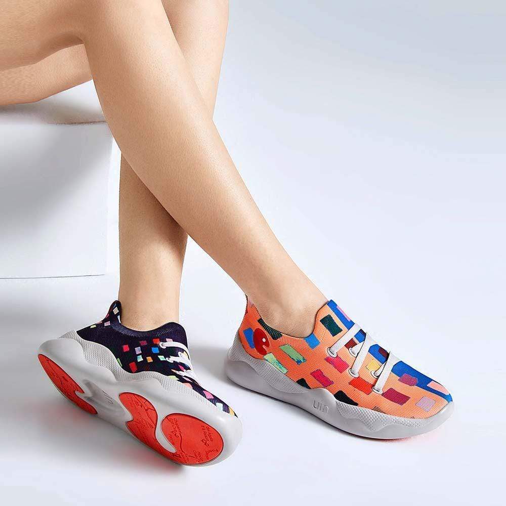 UIN Women Color Block Women Canvas loafers
