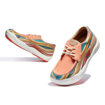 UIN Footwear Women Color Waves Andalusia VIII Women Canvas loafers