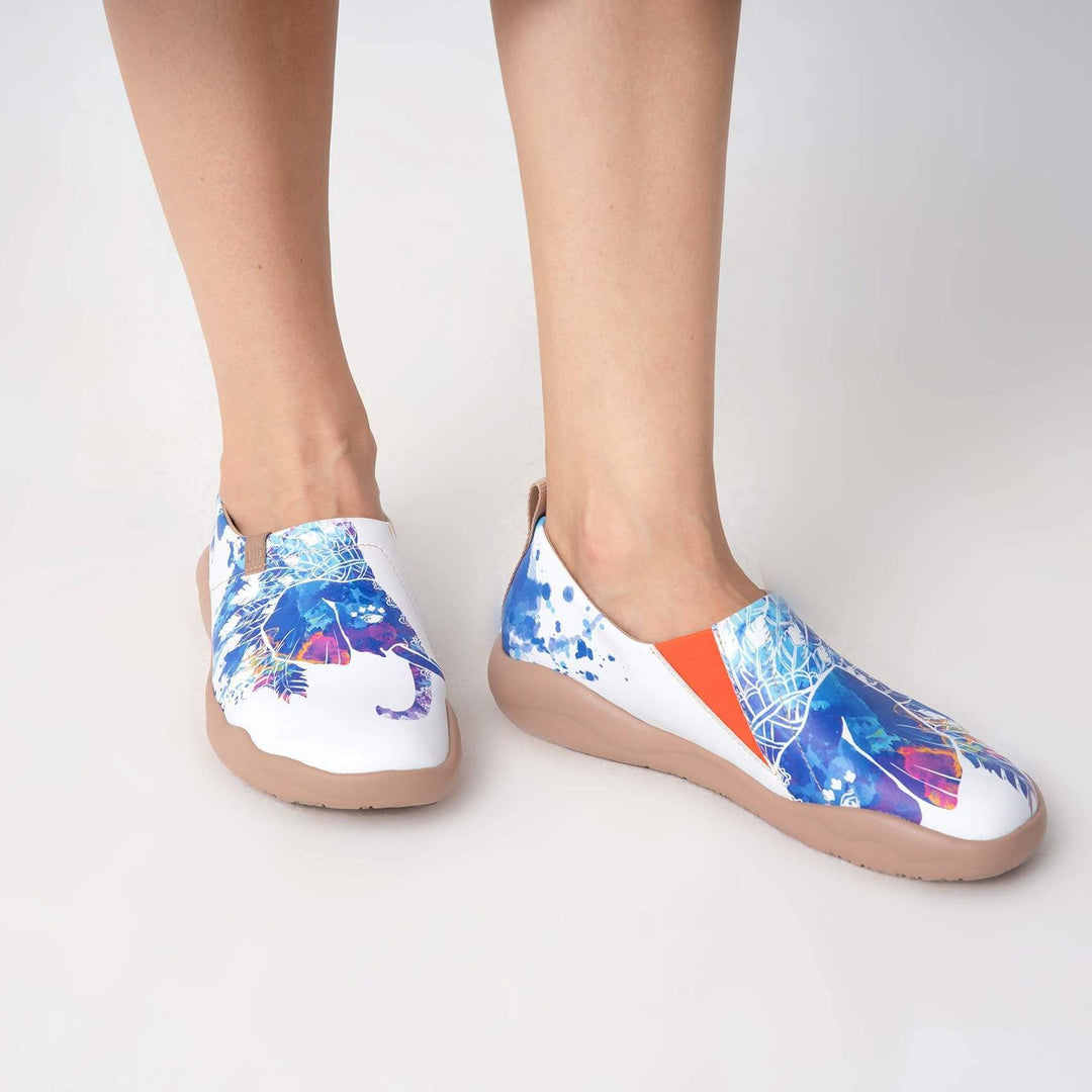 UIN Women Colored Elephant Toledo II Women Canvas loafers